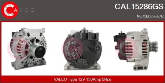 Generator 12 V CASCO CAL15286GS Bild Generator 12 V CASCO CAL15286GS