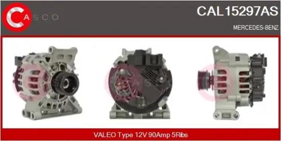 Generator 12 V CASCO CAL15297AS Bild Generator 12 V CASCO CAL15297AS
