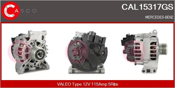 Generator 12 V CASCO CAL15317GS