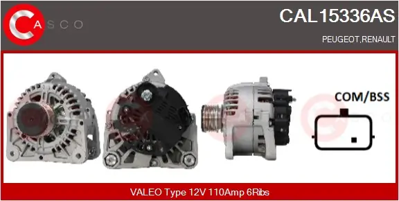Generator 12 V CASCO CAL15336AS