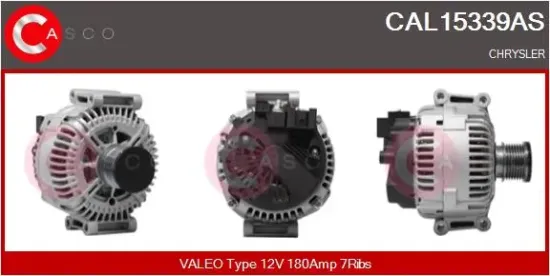 Generator 12 V CASCO CAL15339AS Bild Generator 12 V CASCO CAL15339AS