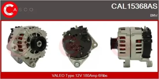 Generator 12 V CASCO CAL15368AS Bild Generator 12 V CASCO CAL15368AS