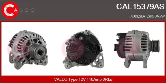 Generator 12 V CASCO CAL15379AS