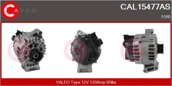 Generator 12 V CASCO CAL15477AS Bild Generator 12 V CASCO CAL15477AS