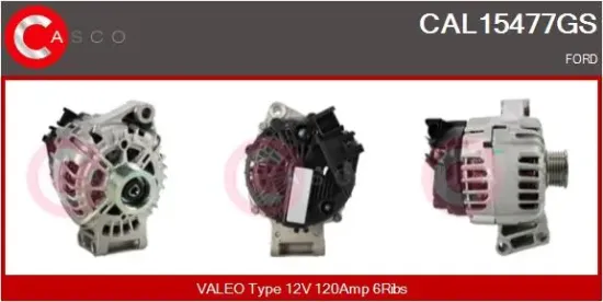 Generator 12 V CASCO CAL15477GS Bild Generator 12 V CASCO CAL15477GS