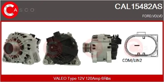 Generator 12 V CASCO CAL15482AS