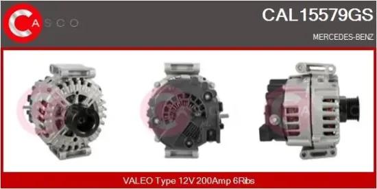 Generator 12 V CASCO CAL15579GS Bild Generator 12 V CASCO CAL15579GS