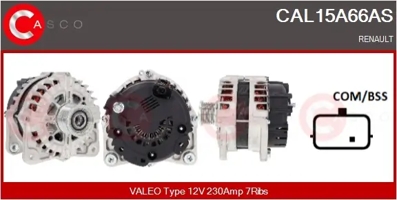 Generator 12 V CASCO CAL15A66AS