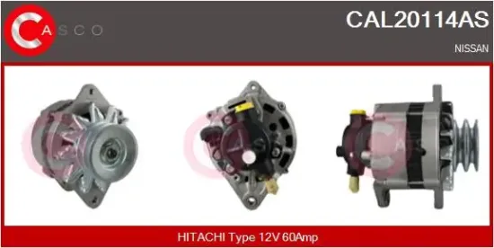 Generator 12 V CASCO CAL20114AS Bild Generator 12 V CASCO CAL20114AS