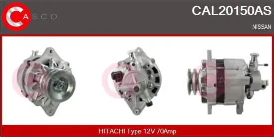 Generator 12 V CASCO CAL20150AS Bild Generator 12 V CASCO CAL20150AS