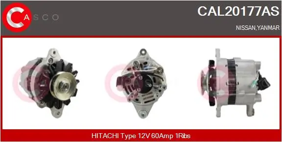 Generator 12 V CASCO CAL20177AS
