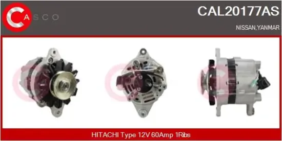 Generator 12 V CASCO CAL20177AS Bild Generator 12 V CASCO CAL20177AS