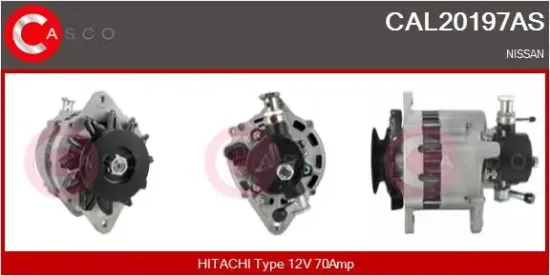 Generator 12 V CASCO CAL20197AS Bild Generator 12 V CASCO CAL20197AS