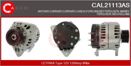 Generator 12 V CASCO CAL21113AS Bild Generator 12 V CASCO CAL21113AS