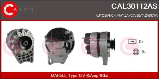 Generator 12 V CASCO CAL30112AS Bild Generator 12 V CASCO CAL30112AS