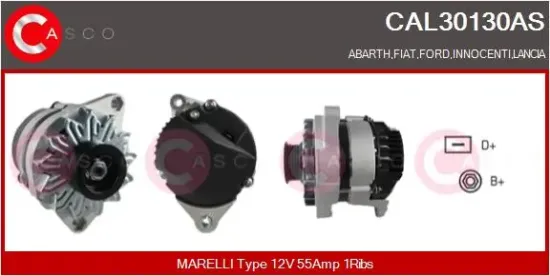 Generator 12 V CASCO CAL30130AS Bild Generator 12 V CASCO CAL30130AS
