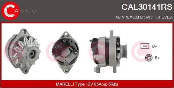 Generator 12 V CASCO CAL30141RS