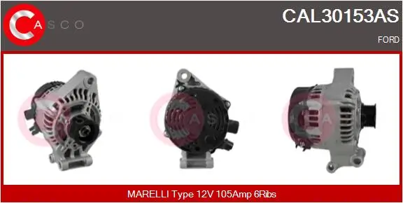 Generator 12 V CASCO CAL30153AS
