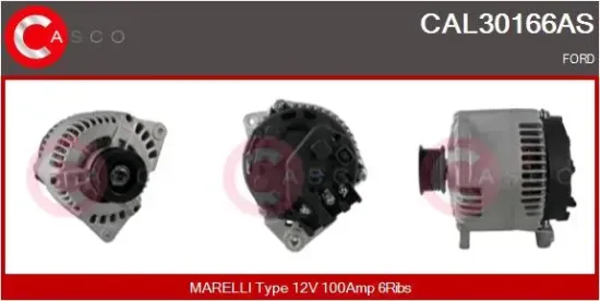 Generator 12 V CASCO CAL30166AS Bild Generator 12 V CASCO CAL30166AS