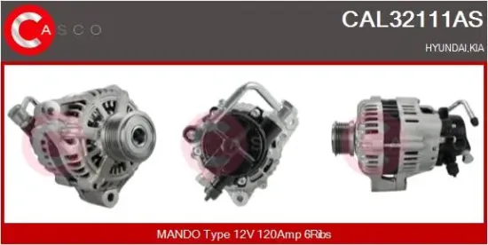 Generator 12 V CASCO CAL32111AS Bild Generator 12 V CASCO CAL32111AS