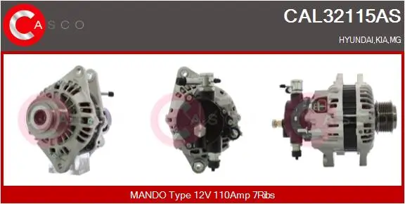 Generator 12 V CASCO CAL32115AS