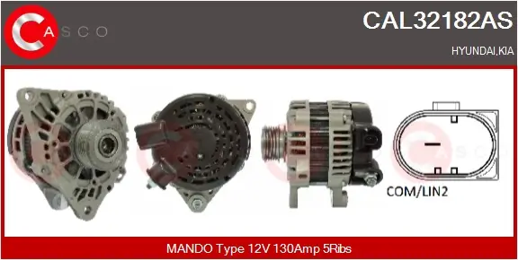 Generator 12 V CASCO CAL32182AS