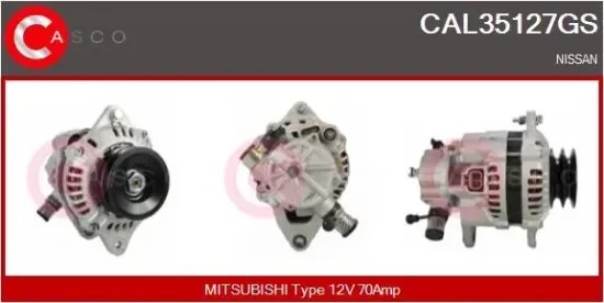 Generator 12 V CASCO CAL35127GS Bild Generator 12 V CASCO CAL35127GS