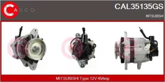 Generator 12 V CASCO CAL35135GS Bild Generator 12 V CASCO CAL35135GS