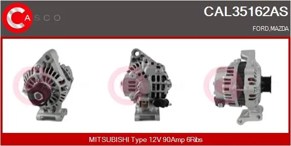 Generator 12 V CASCO CAL35162AS