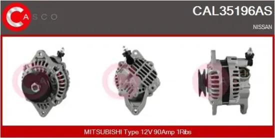 Generator 12 V CASCO CAL35196AS Bild Generator 12 V CASCO CAL35196AS