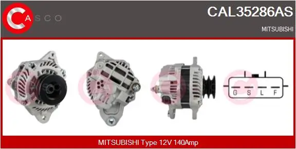Generator 12 V CASCO CAL35286AS