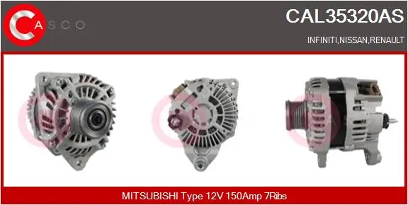 Generator 12 V CASCO CAL35320AS
