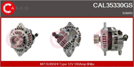 Generator 12 V CASCO CAL35330GS Bild Generator 12 V CASCO CAL35330GS