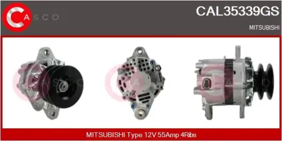 Generator 12 V CASCO CAL35339GS Bild Generator 12 V CASCO CAL35339GS