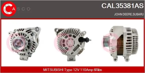 Generator 12 V CASCO CAL35381AS