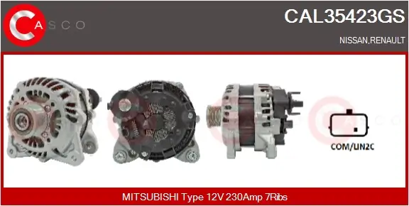 Generator 12 V CASCO CAL35423GS