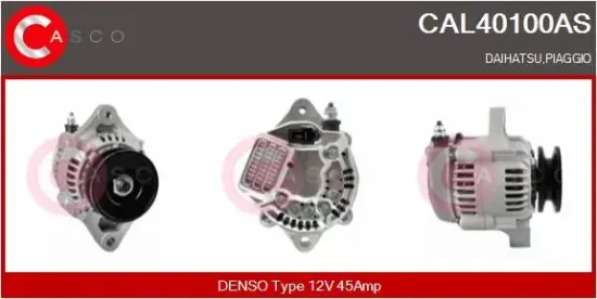 Generator 12 V CASCO CAL40100AS Bild Generator 12 V CASCO CAL40100AS