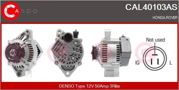 Generator 12 V CASCO CAL40103AS