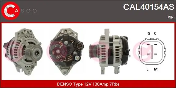 Generator 12 V CASCO CAL40154AS