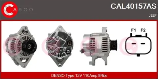 Generator 12 V CASCO CAL40157AS Bild Generator 12 V CASCO CAL40157AS