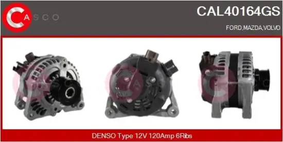 Generator 12 V CASCO CAL40164GS Bild Generator 12 V CASCO CAL40164GS