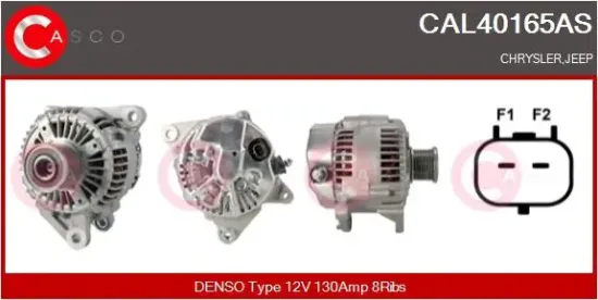 Generator 12 V CASCO CAL40165AS Bild Generator 12 V CASCO CAL40165AS