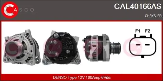 Generator 12 V CASCO CAL40166AS Bild Generator 12 V CASCO CAL40166AS