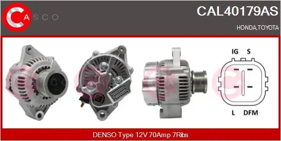 Generator 12 V CASCO CAL40179AS