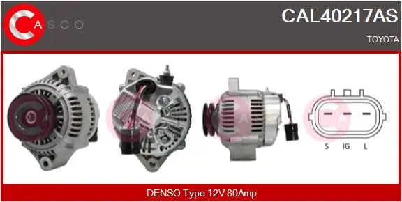 Generator 12 V CASCO CAL40217AS