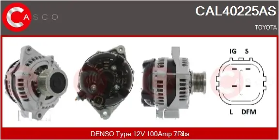 Generator 12 V CASCO CAL40225AS