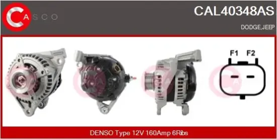Generator 12 V CASCO CAL40348AS Bild Generator 12 V CASCO CAL40348AS