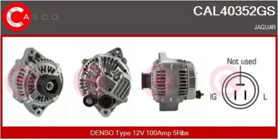 Generator 12 V CASCO CAL40352GS Bild Generator 12 V CASCO CAL40352GS