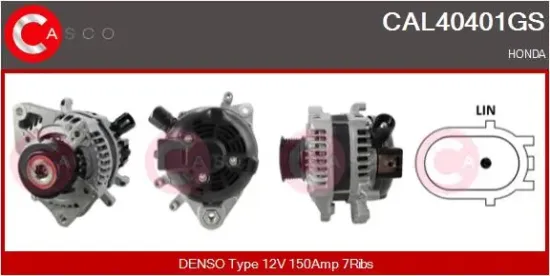 Generator 12 V CASCO CAL40401GS Bild Generator 12 V CASCO CAL40401GS