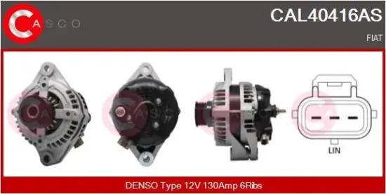Generator 12 V CASCO CAL40416AS Bild Generator 12 V CASCO CAL40416AS